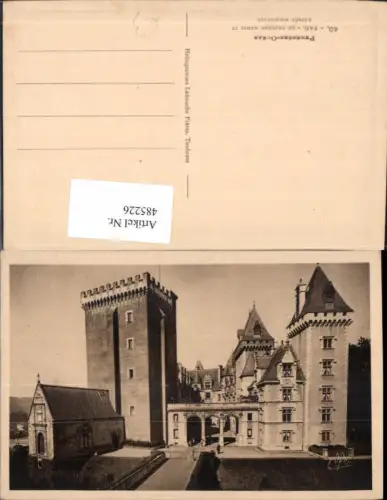 485226,Schloss Pau Le Chateau Henri IV Entree Principale