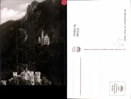 485233,Schloss Königsschloss Hohenschwangau Neuschwangau b. Füssen