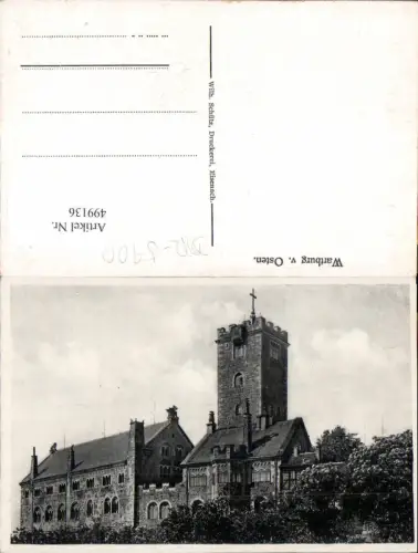499136,Burg Wartburg Eisenach v. Osten