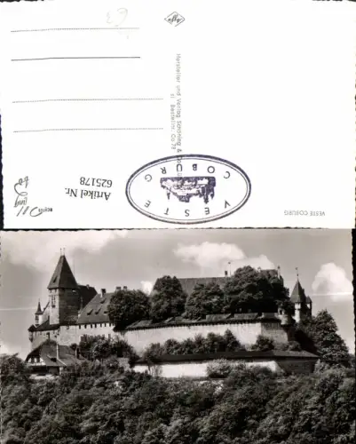 625178,Foto Ak Veste Coburg Burg