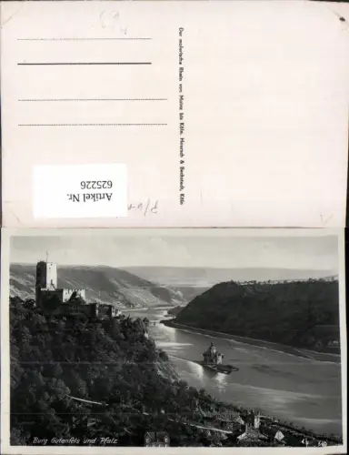 625226,Burg Gutenfels u. Pfalz b. Caub Kaub