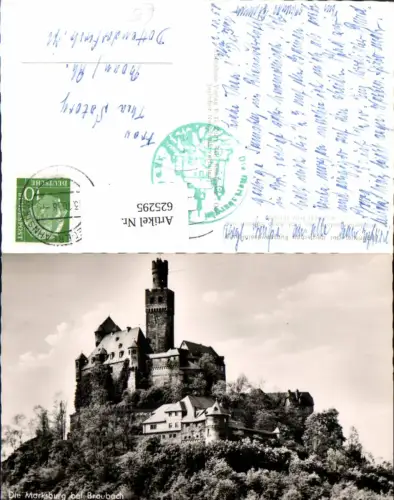 625295,Foto Ak Die Marksburg b. Braubach