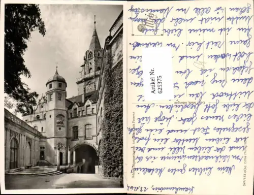 625375,Foto Ak Schloss Sigmaringen Schlosshof m. Poterne