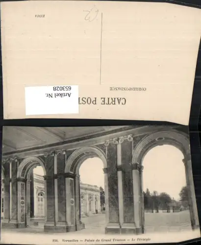 653028,Versailles Palais du Grand Trianon Le Peristyle France
