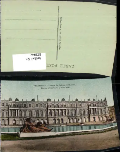 653042,Versailles Terrasse du Chateau cote Jardin Brunnen Schloss France