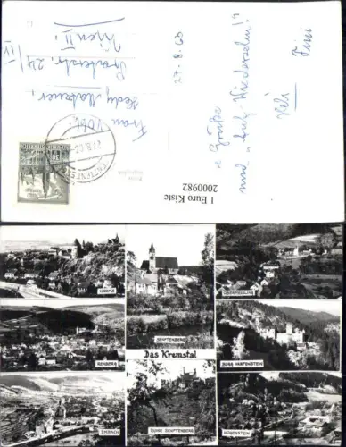 ,Kremstal Totale Krems Ruine Senftenberg Rehberg Imbach Hohenstein Burg Hartenstein Obermeisling