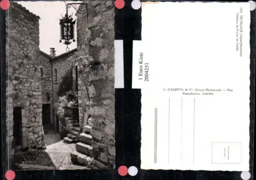 ,Eze-Village Alpes-Maritimes Chateau du Prince de Suede Schloss Burg Motiv