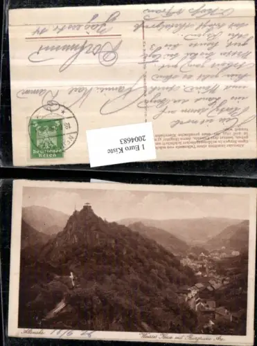 ,Altenahr Totale Weißes Kreuz m. Burgruine Are