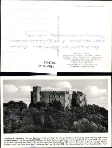 ,Maxburg b. Hambach Burg