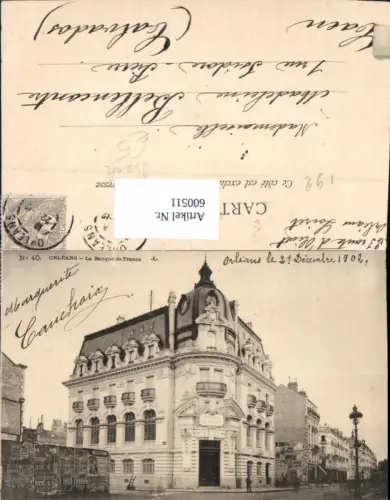 600511,Orleans La Banque de France Bank