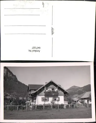 647187,Foto Ak Gasthaus Pension Berchtesgaden Allgäu Umgebung