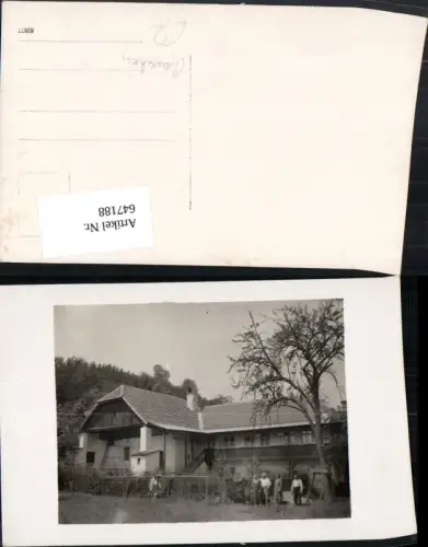 647188,Foto Ak Bauernhaus Bauernhof Landwirtschaft