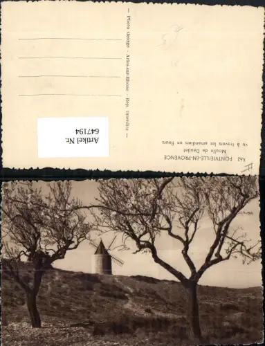 647194,Fontvieille-en-Provence Moulin de Daudet Windmühle France