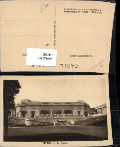 647201,Vittel Le Casino Kasino France
