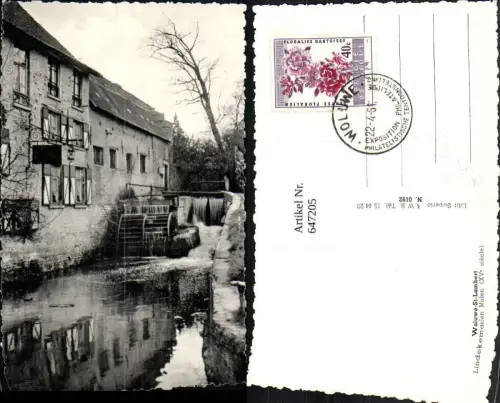 647205,Foto Ak Woluwe-St-Lambert Lindekemaelen Molen Wassermühle Mühle