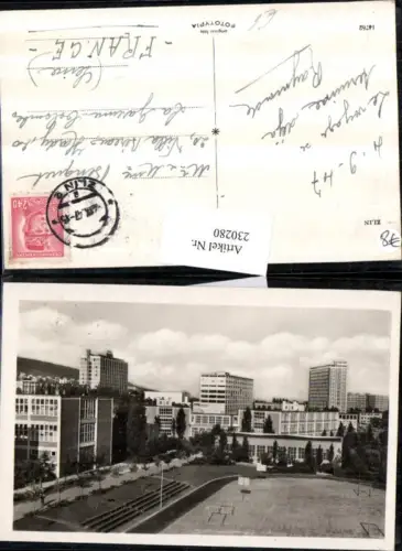 230280,Zlin Stadtansicht Stadion Hochhäuser