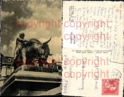 464169,Liege Statue Monument Le dompteur de taureaux aux terrasses d Avroy
