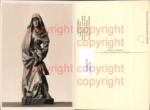 464174,Statue Monument Trauernde Maria Deutsches Museum Berlin