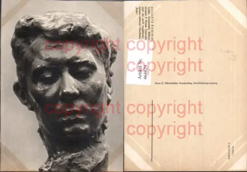 464829,Auguste Rodin Madame R. Bronze Statue Monument