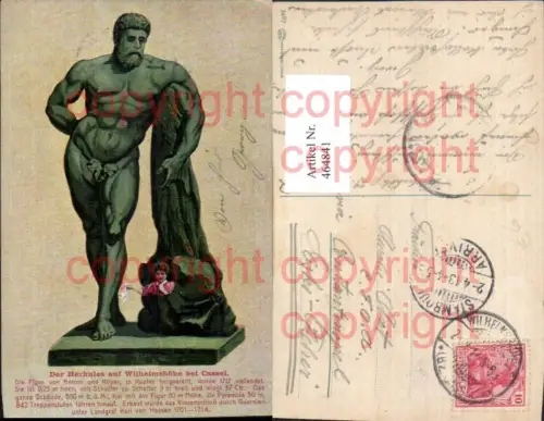 464841,Cassel Kassel Herkules Wilhelmshöhe Statue Monument