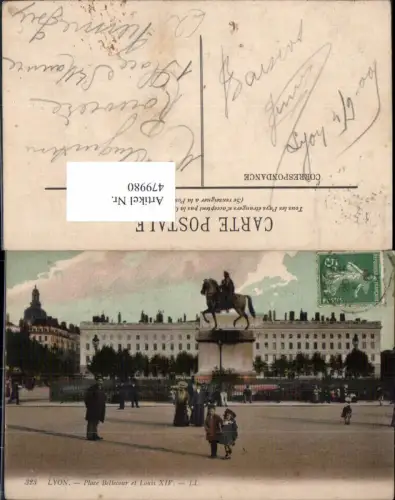 479980,Statue Lyon Place Bellecour et Louis XIV Reiterdenkmal