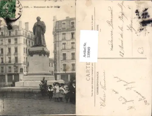 539949,Lyon Monument du Dr Ollier Statue Monument
