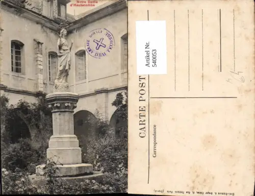 540053,Notre Dame d Hautecombe Saint-Pierre-de-Curtille Statue Monument