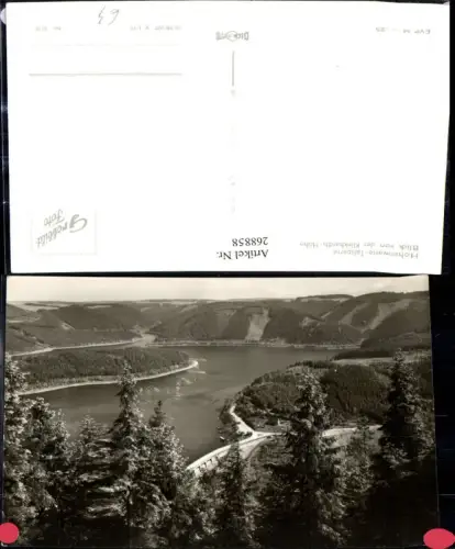 268858,Foto Ak Hohenwarte Talsperre Blick v. d. Klinkhardts Höhe