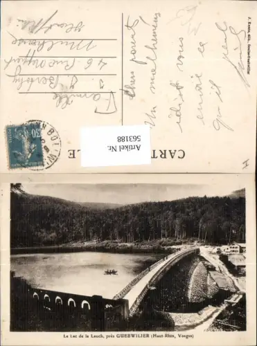 563188,Le Lac de la Lauch Guebwilier Haut-Rhin Vosges Talsperre