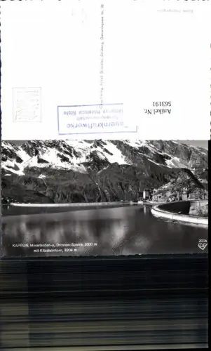 563191,Foto Ak Kaprun Moserboden- u. Drossen-Sperre Kitzsteinhorn Talsperre pub Cosy 2006