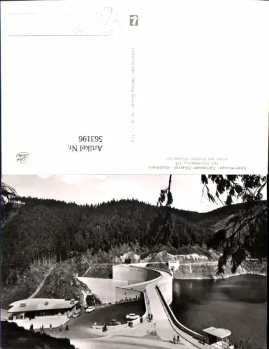 563196,Foto Ak Altenau Okertalsperre Hochharz Sperrmauer Talsperre VW Käfer