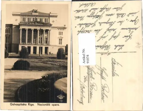 91074,Riga Opernhaus Lettland