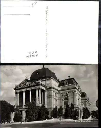 153764,Foto Ak Graz Opernhaus Oper