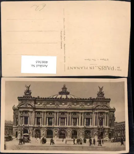 400365,Paris L Opera The Opera Oper