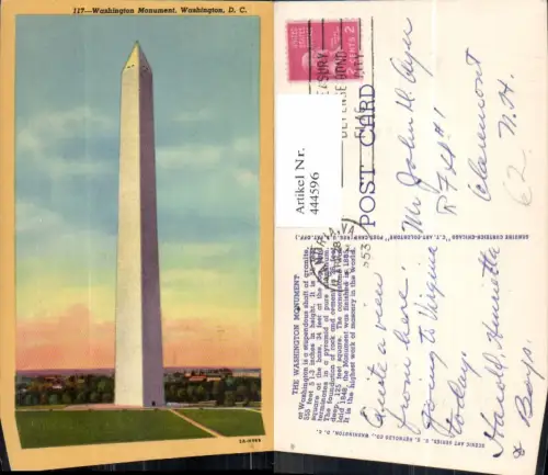 444596,Turm Washington Monument Washington D. C.