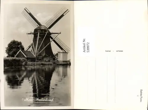 539972,tolle Foto-AK Windmühle Mool Mühle Holland