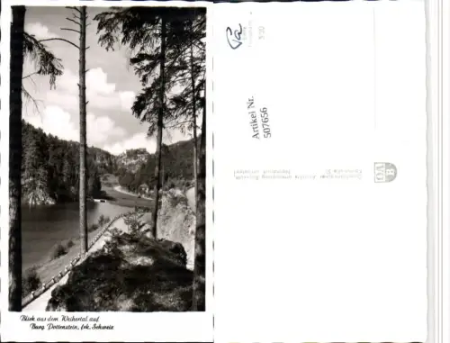 507656,Blick aus dem Weihertal auf Burg Pottenstein