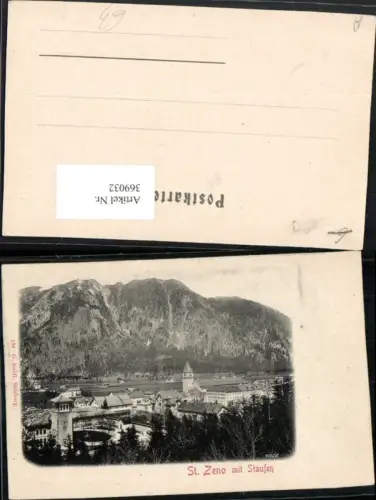 369032,St. Zeno Totale m. Kloster geg. Staufen Bergkulisse pub G. Baldi 158