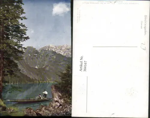 384167,Berchtesgaden Obersee See Bergkulisse Zille
