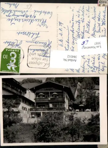 384312.Foto AK Berchtesgaden Haus Hotel Pension R! 1959