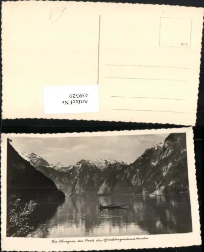 439329,Königssee See b. Schönau Zille Bergkulisse