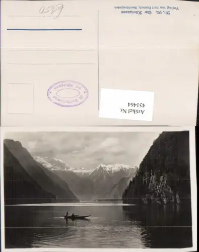451464,Königssee See b. Schönau Zille Bergkulisse