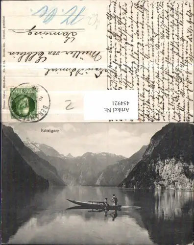 454921,Königssee See b. Schönau Zille Bergkulisse pub Ottmar Zieher 1159