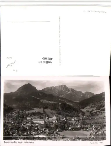 482800,Berchtesgaden Totale geg. Untersberg Bergkulisse pub H. Huber 1426