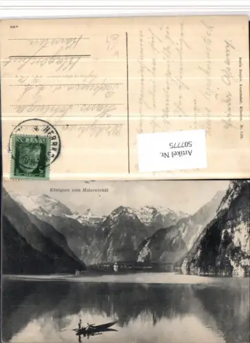 507775,Königssee See b. Schönau Zille Bergkulisse