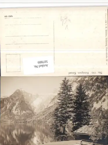 507889,Königssee See b. Schönau Kessel Bergkulisse pub H. Gürtler