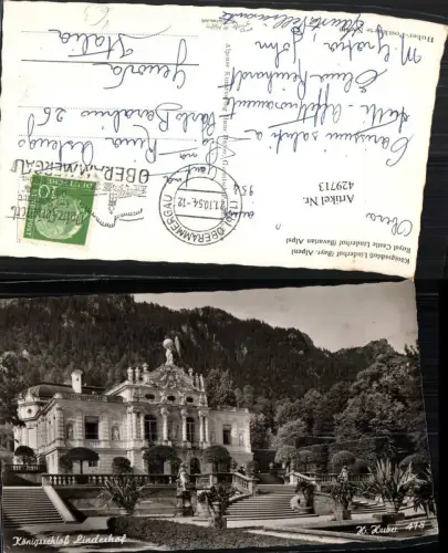 429713,Königsschloss Schloss Linderhof b. Ettal pub H. Huber 418