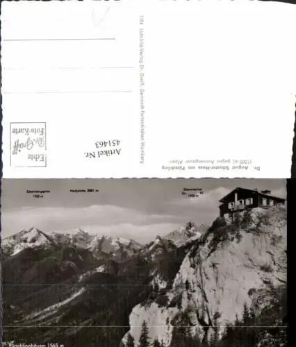 451463,Dr. August Schuster-Haus am Pürschling b. Unterammergau Bergkulisse