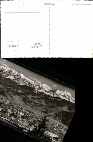 451537,Garmisch Partenkirchen Totale Bergkulisse pub H. Huber 317
