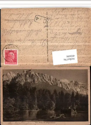 492694,Badersee See b. Grainau Nixe Bergkulisse